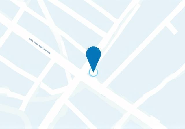 Mappa stilizzata zona Via Antonio Nibby Roma