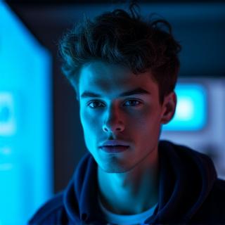 Ritratto dell'artista digitale Stefano Onde