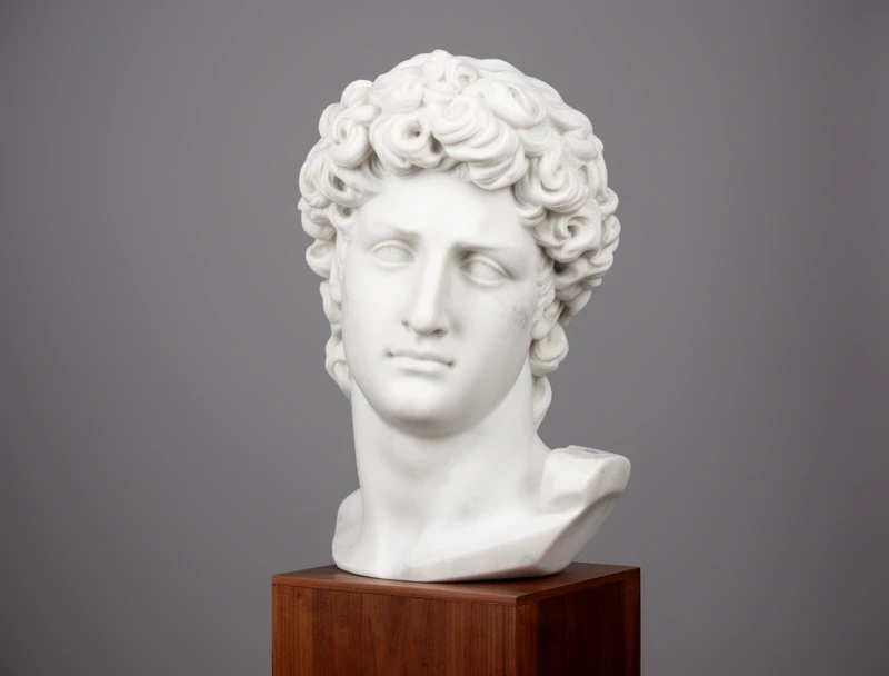 Busto in marmo di Carrara