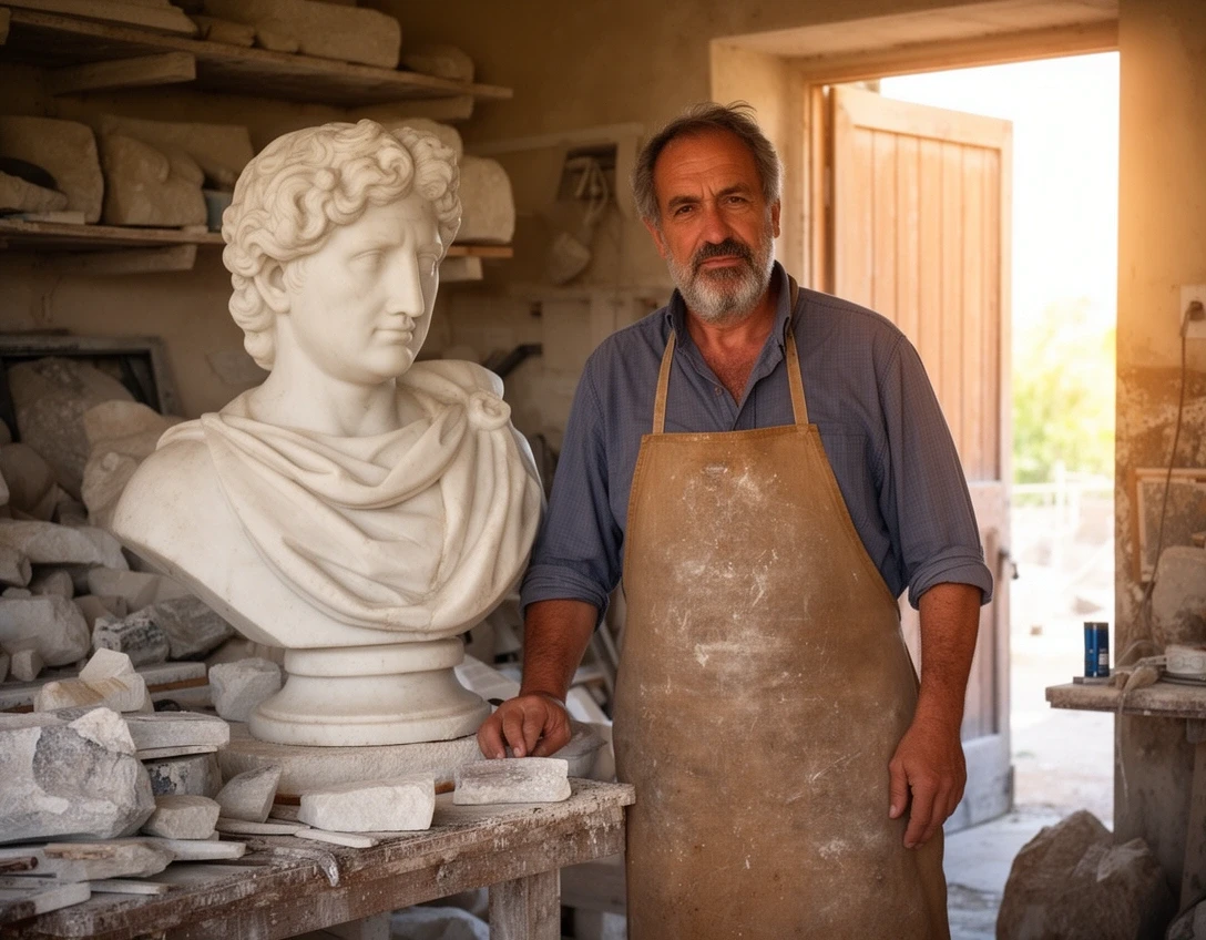 Il laboratorio in Via Tortorella